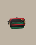 Crochet Striped Convertible Backpack